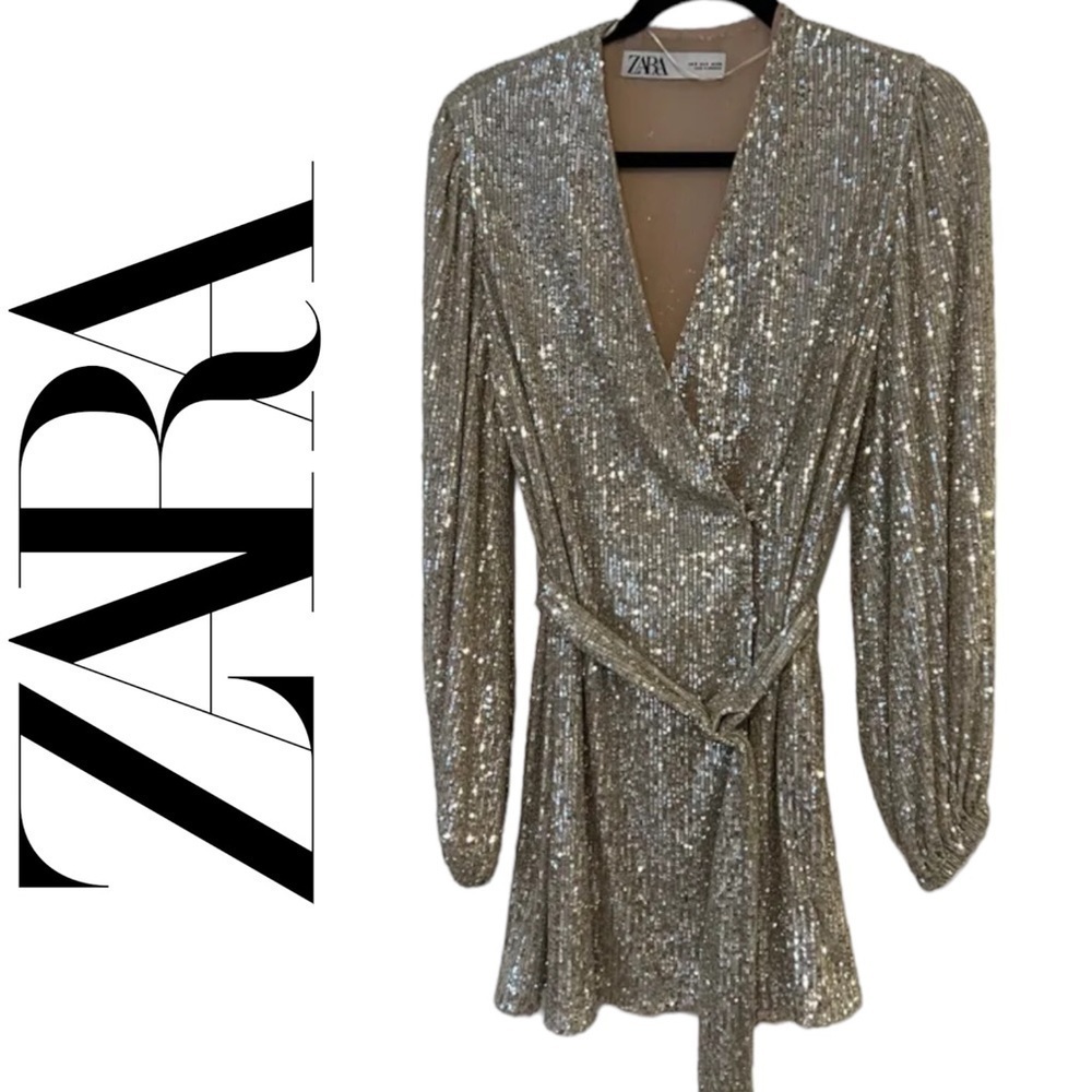 Zara sequin dress​​